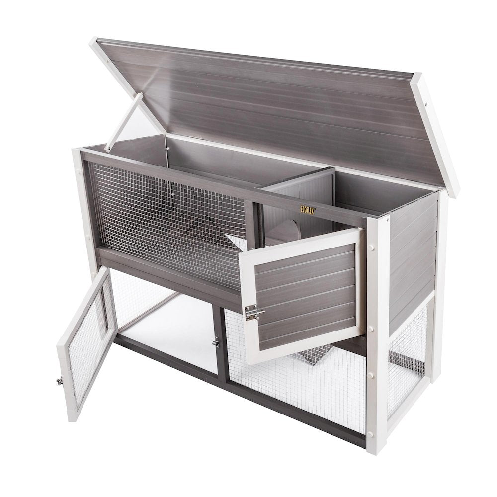 ECOFLEX® Columbia Rabbit Hutch in Grey