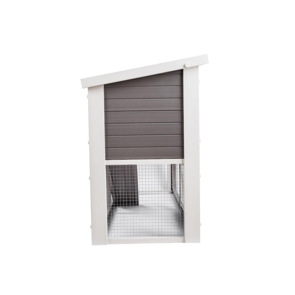ECOFLEX® Columbia Rabbit Hutch in Grey