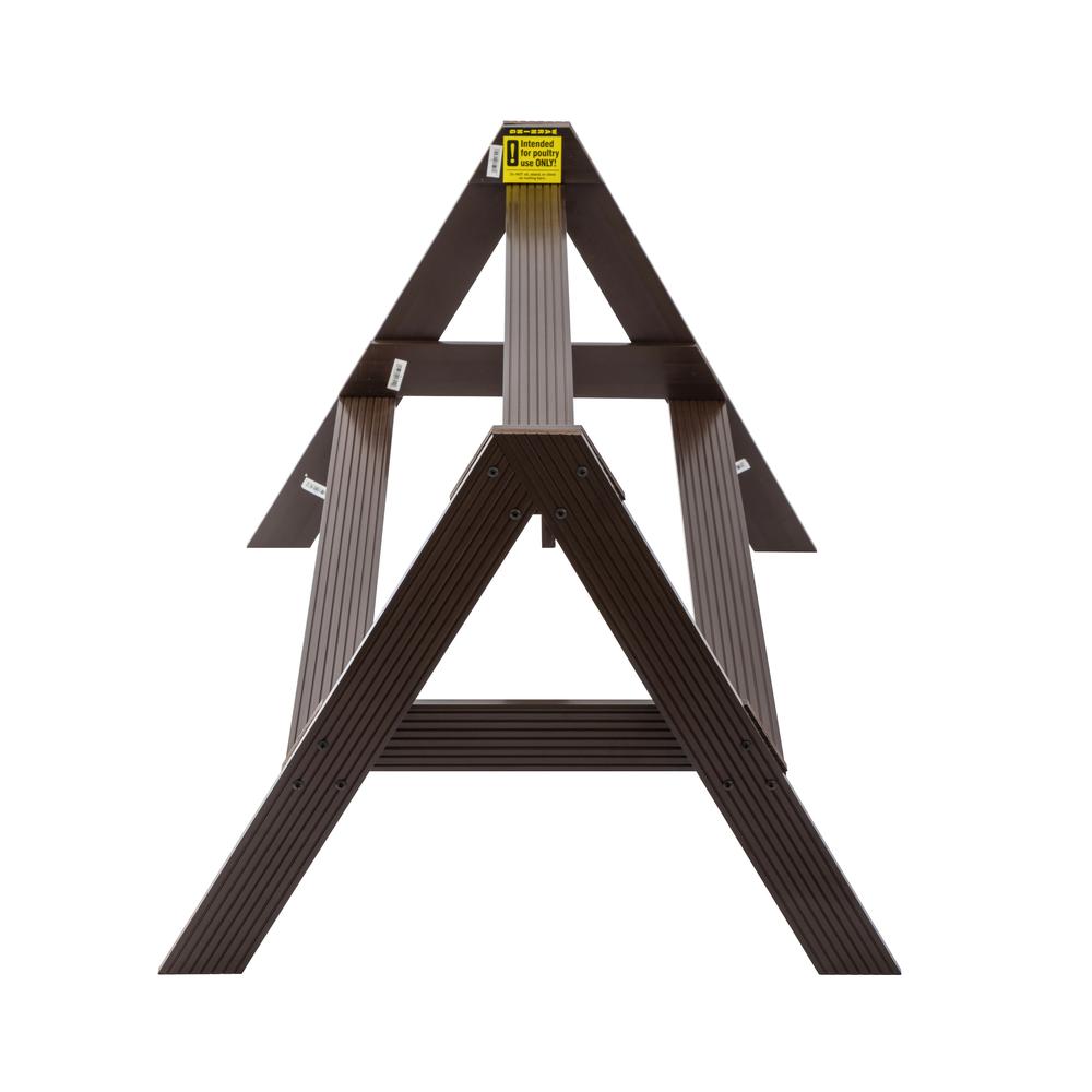 New Age Pet Restful Roost,A Shape Roosting Bar, Medium- Walnut