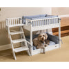 Dog Bunk Bed with Removable Cushions - Antique White