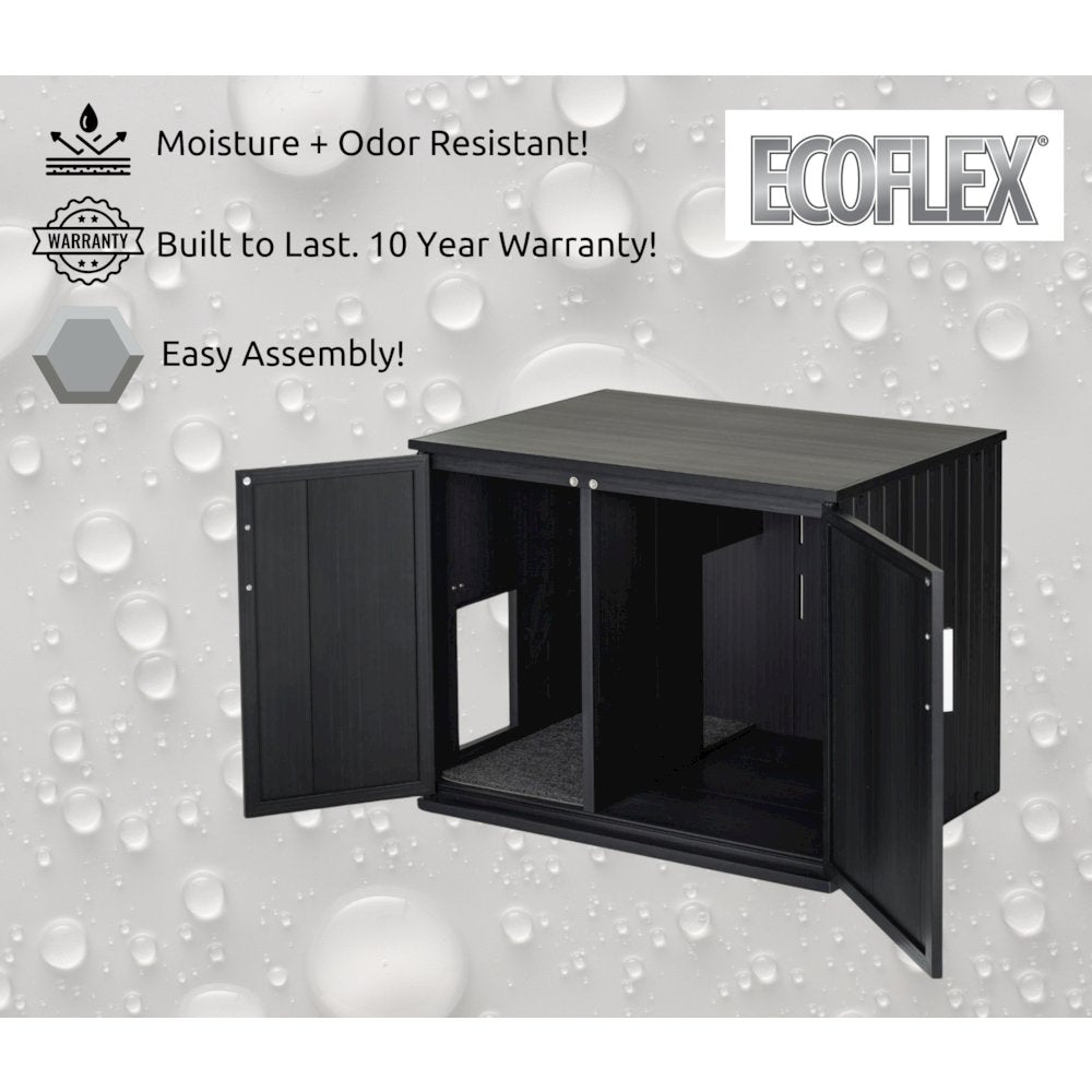 ECOFLEX® Promax LitterLoo Litter Box Cover Table in Espresso