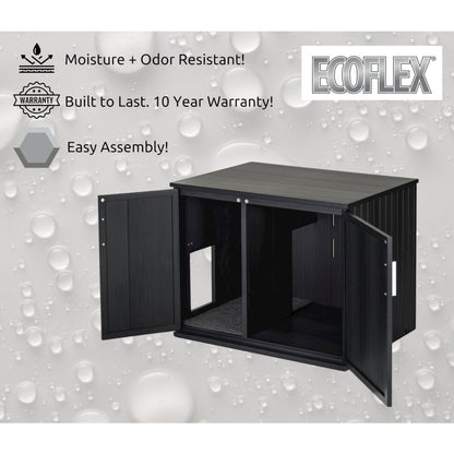 ECOFLEX® Promax LitterLoo Litter Box Cover Table in Espresso