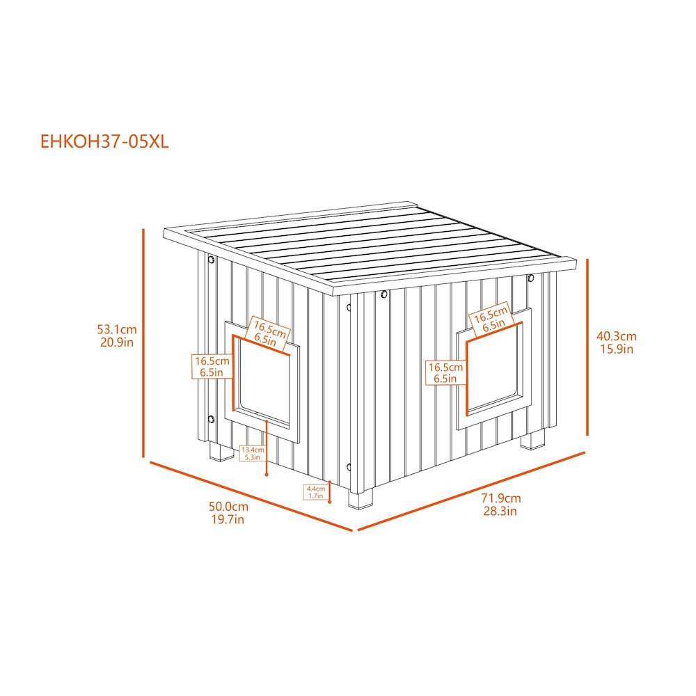 New Age Pet ECOFLEX Outdoor Cat House, XL