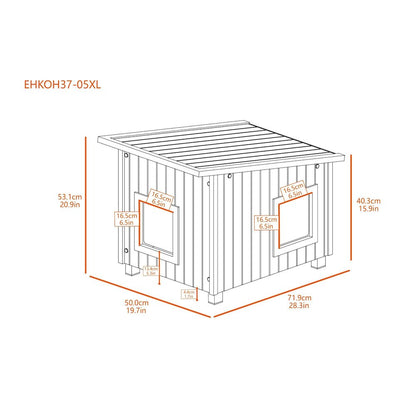 New Age Pet ECOFLEX Outdoor Cat House, XL