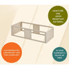 Mojave Stacker, Large- Maple