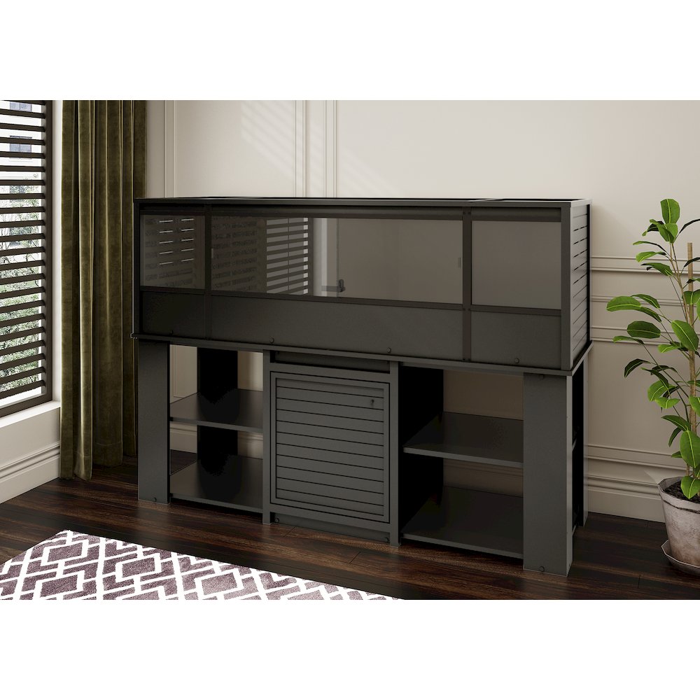 Mojave 72" ECOFLEX Reptile Habitat Lounge in Black