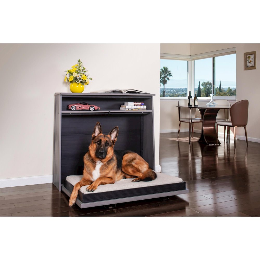 ECOFLEX X-Large Murphy Style Dog Bed in Grey Finish