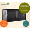 ECOFLEX 36" Mojave Reptile Lounge in Black