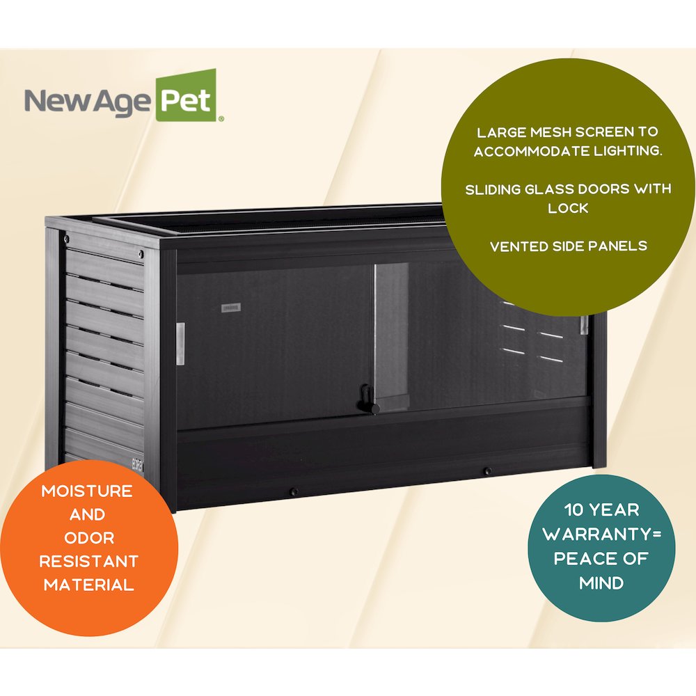ECOFLEX 36" Mojave Reptile Lounge in Black
