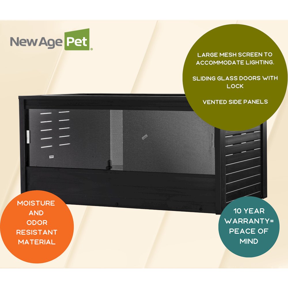ECOFLEX 48" Mojave Reptile Lounge in Black