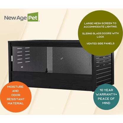ECOFLEX 48" Mojave Reptile Lounge in Black