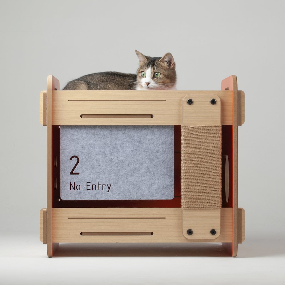 Purr and Play Bunk Bed with Scratch Post