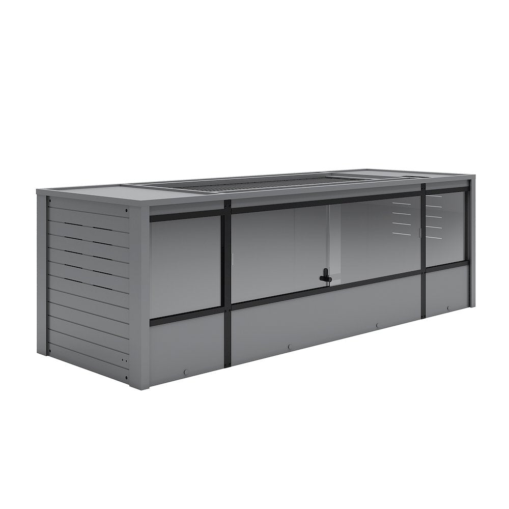 Mojave 72" ECOFLEX Reptile Habitat Lounge in Grey