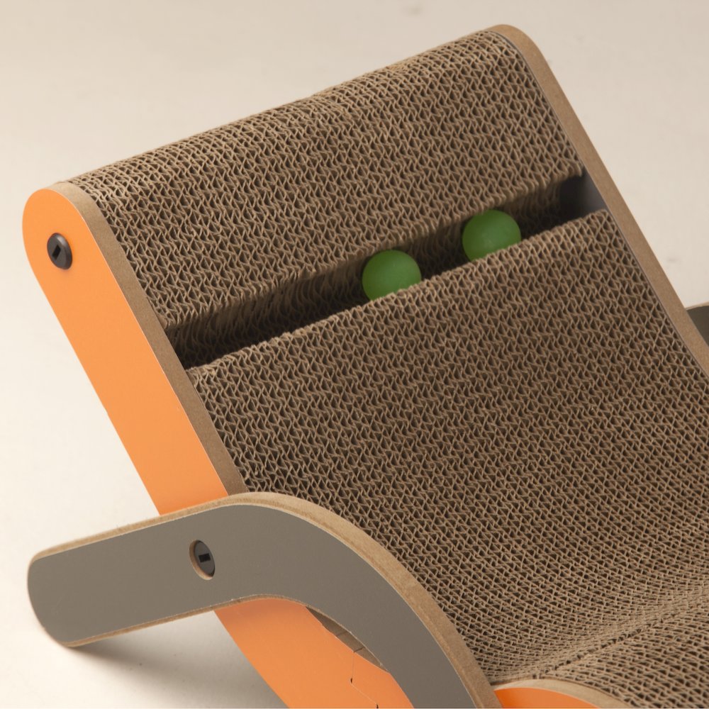 Purr and Play Kitty Lounge Scratcher, Small
