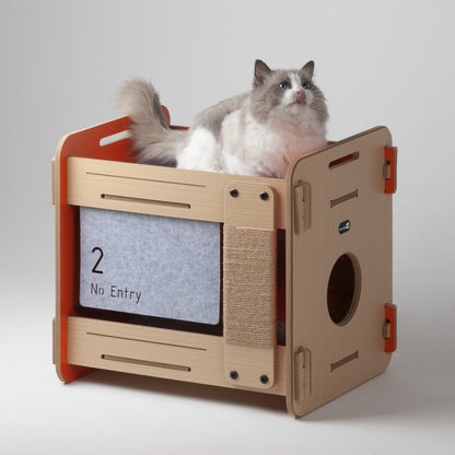 Purr and Play Bunk Bed with Scratch Post