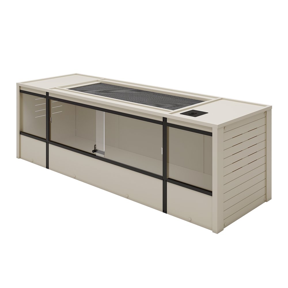 Mojave 72" ECOFLEX Reptile Habitat Lounge in Maple