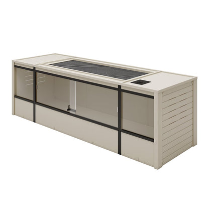 Mojave 72" ECOFLEX Reptile Habitat Lounge in Maple