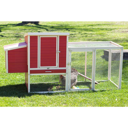 ECOFLEX® Sonoma Chicken Coop in Red and Maple