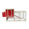 ECOFLEX® Sonoma Chicken Coop in Red and Maple