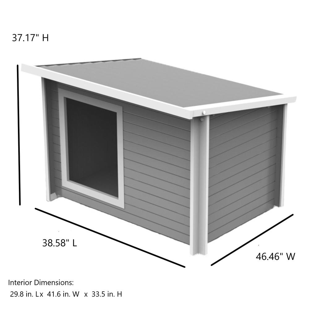 ECOFLEX® Rustic Lodge Outdoor Dog House