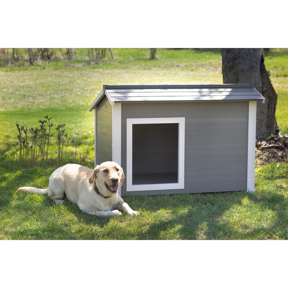 ECOFLEX® Thermocore Dog House - Grey