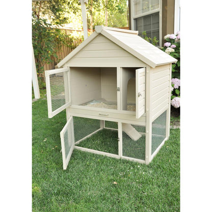 ECOFLEX® Huntington Two-Level Rabbit Hutch