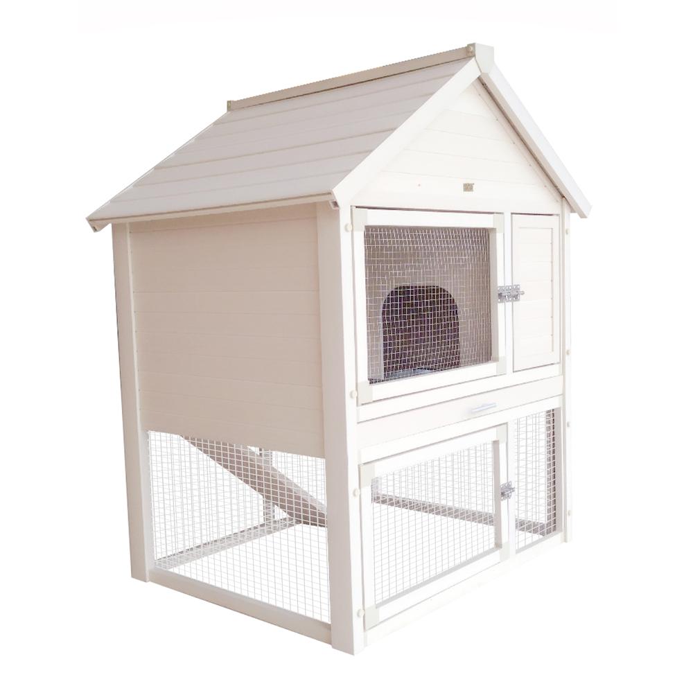 ECOFLEX® Huntington Two-Level Rabbit Hutch
