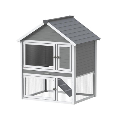ECOFLEX® Huntington Outdoor Two-Level Rabbit Hutch