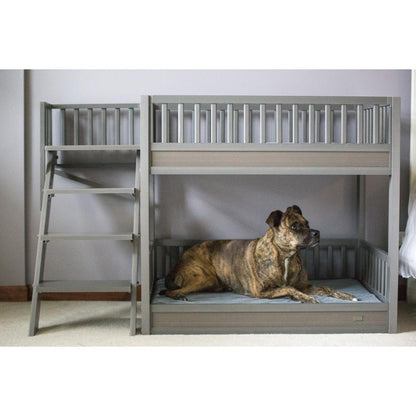 ECOFLEX® Dog Bunk Bed with Removable Cushions - Grey