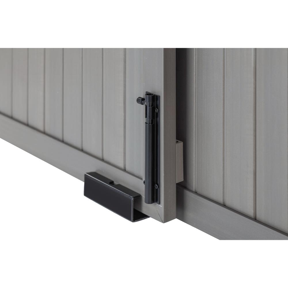ECOFLEX® Homestead Sliding Barn Door Dog Crate-Grey