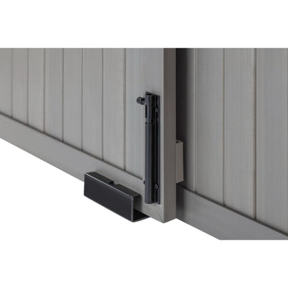 ECOFLEX® Homestead Sliding Barn Door Dog Crate-Grey