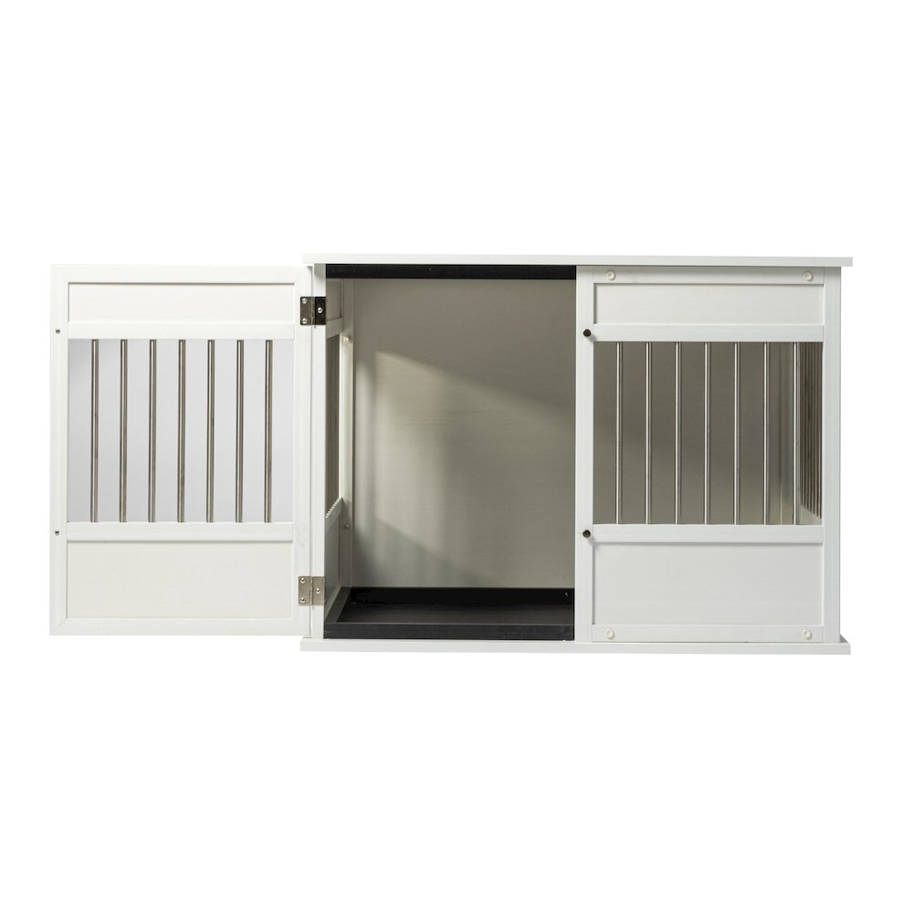 New Age Pet ECOFLEX Horizon Dog Crate - Antique White Large