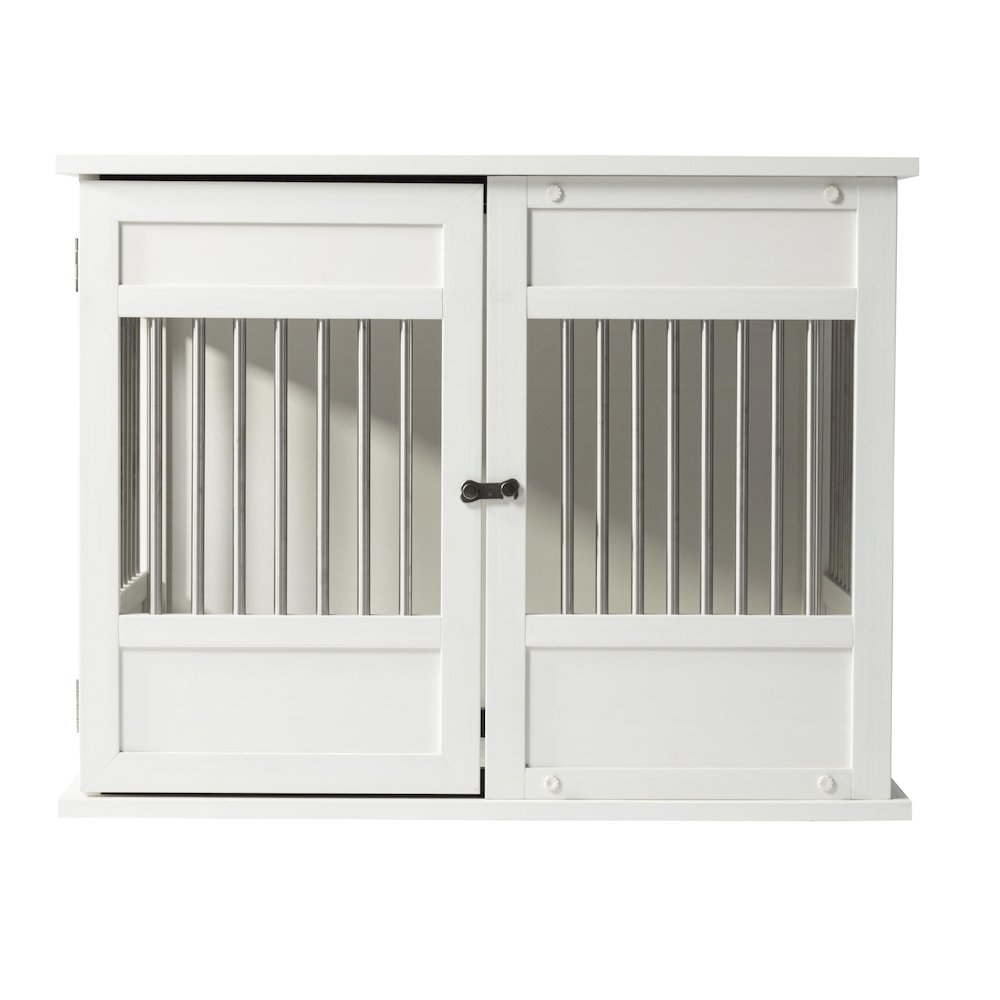 New Age Pet ECOFLEX Horizon Dog Crate - Antique White Medium
