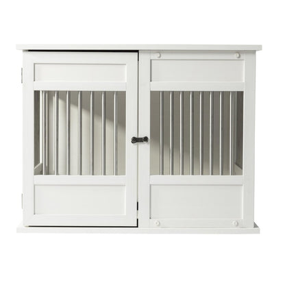 New Age Pet ECOFLEX Horizon Dog Crate - Antique White Medium