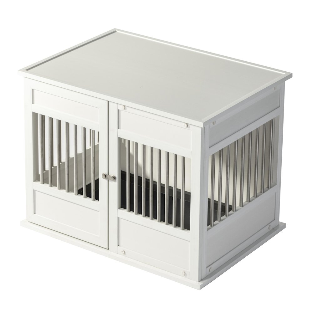 New Age Pet ECOFLEX Horizon Dog Crate - Antique White Medium
