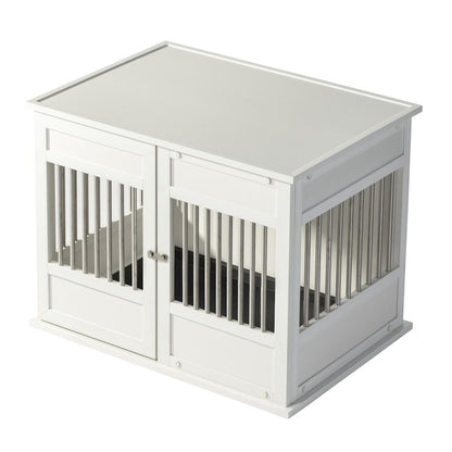 New Age Pet ECOFLEX Horizon Dog Crate - Antique White Medium