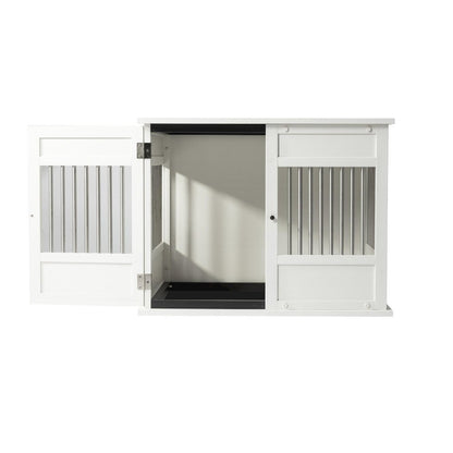 New Age Pet ECOFLEX Horizon Dog Crate - Antique White Medium