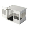 New Age Pet ECOFLEX Horizon Dog Crate - Antique White Medium