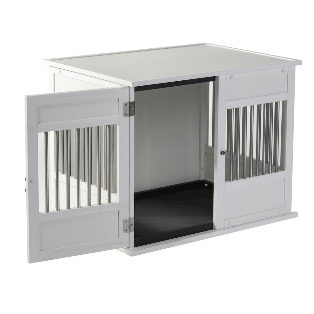 New Age Pet ECOFLEX Horizon Dog Crate - Antique White Medium