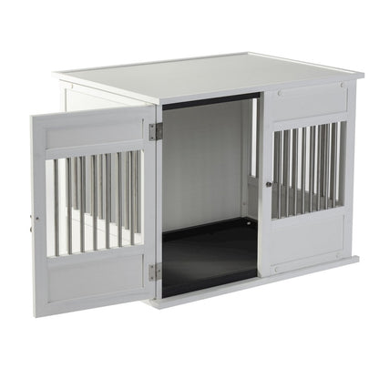 New Age Pet ECOFLEX Horizon Dog Crate - Antique White Medium