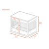 New Age Pet ECOFLEX Horizon Dog Crate - Antique White Medium