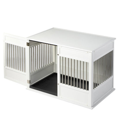 New Age Pet ECOFLEX Horizon Dog Crate - Antique White X-Large