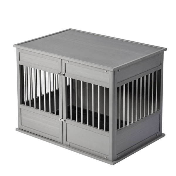New Age Pet ECOFLEX Horizon Dog Crate - Grey Large