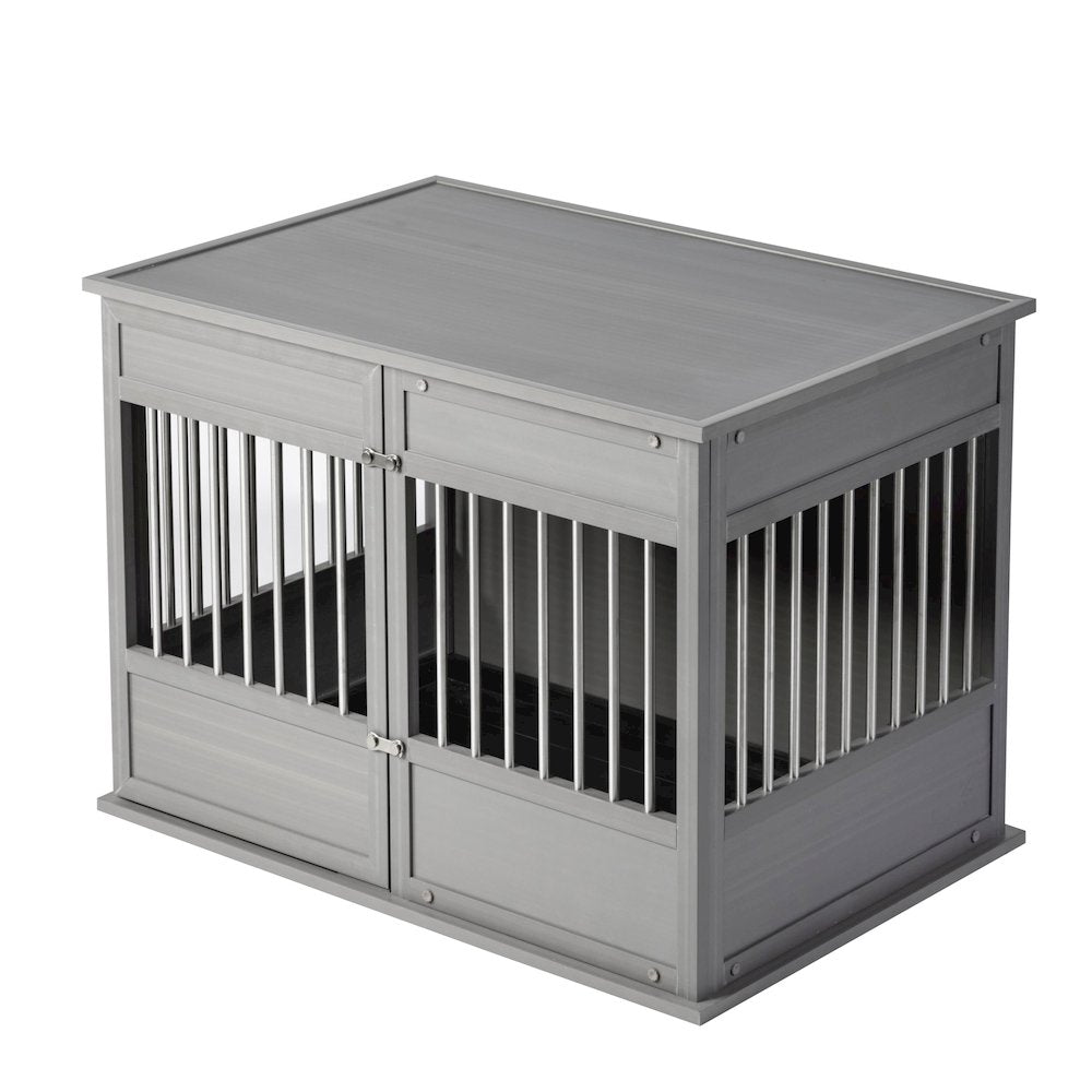New Age Pet ECOFLEX Horizon Dog Crate - Grey Large