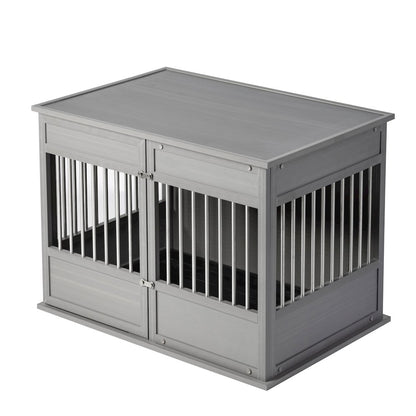 New Age Pet ECOFLEX Horizon Dog Crate - Grey Large