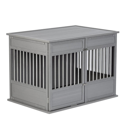 New Age Pet ECOFLEX Horizon Dog Crate - Grey Large