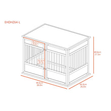 New Age Pet ECOFLEX Horizon Dog Crate - Grey Large