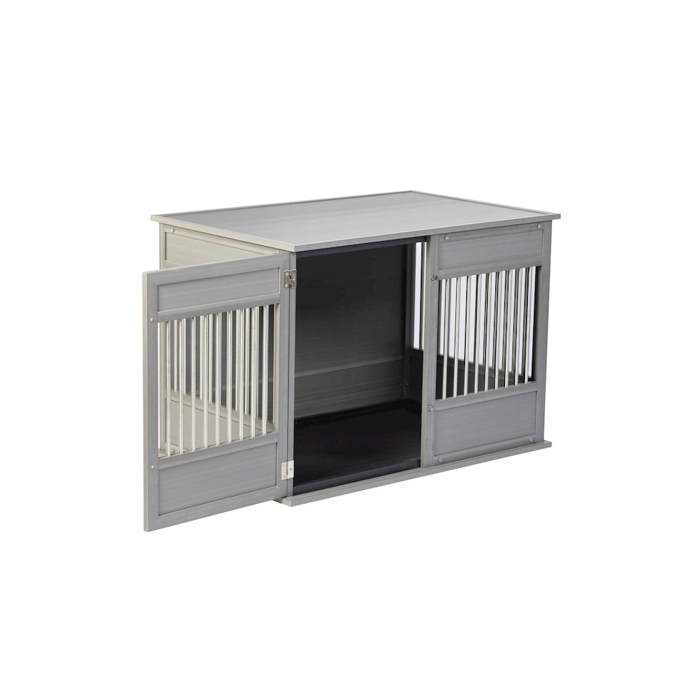 New Age Pet ECOFLEX Horizon Dog Crate - Grey X-Large