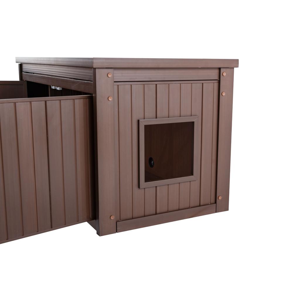 ECOFLEX® LitterLoo Bench Litter Box Cover Russet