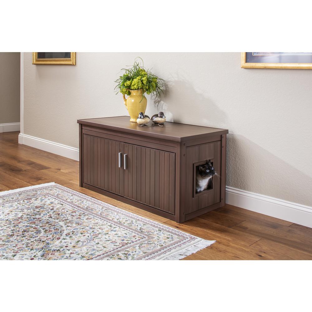ECOFLEX® LitterLoo Bench Litter Box Cover Russet
